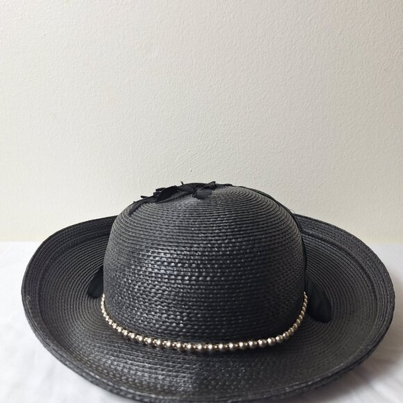 Amalgamated textile clothing union. Made in the USA Vintage feathered black hat - Picture 8 of 15